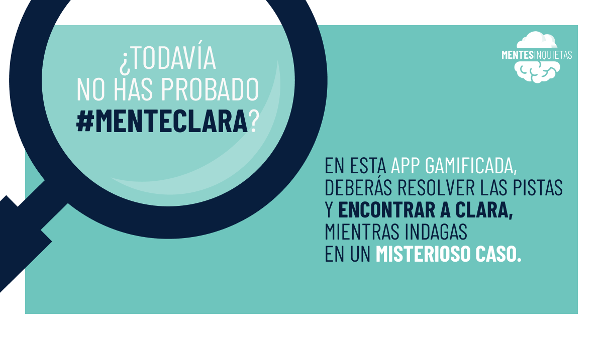 AngeliniFarmaES's tweet photo. En #MenteClara te espera una experiencia gamificada en la que convertirte en un auténtico detective. 🔍 https://t.co/E6lcxpqOyq