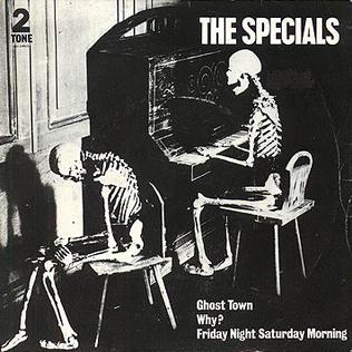 Do you remember the good old days before the ghost town?
We danced and sang, and the music played in a de boomtown

On this day in 1981 #TheSpecials  released the single 'GHOST TOWN'