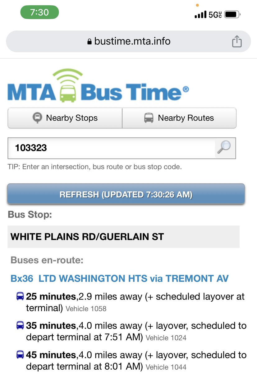 _____loniii's tweet photo. @NYCTBus Guerlain st and white plains road. I take the limited and every morning. https://t.co/FOZ4yVoVlC