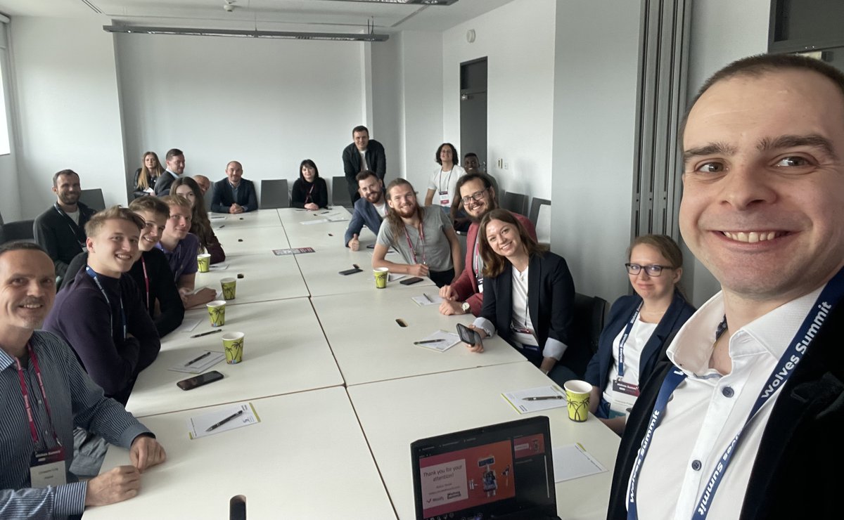 BalazsSlezak's tweet photo. I had a blast at #WolvesSummit a few weeks ago. Participated in a panel about early stage investments and hosted a workshop about #productdevelopment. https://t.co/qgRMfW8jZV