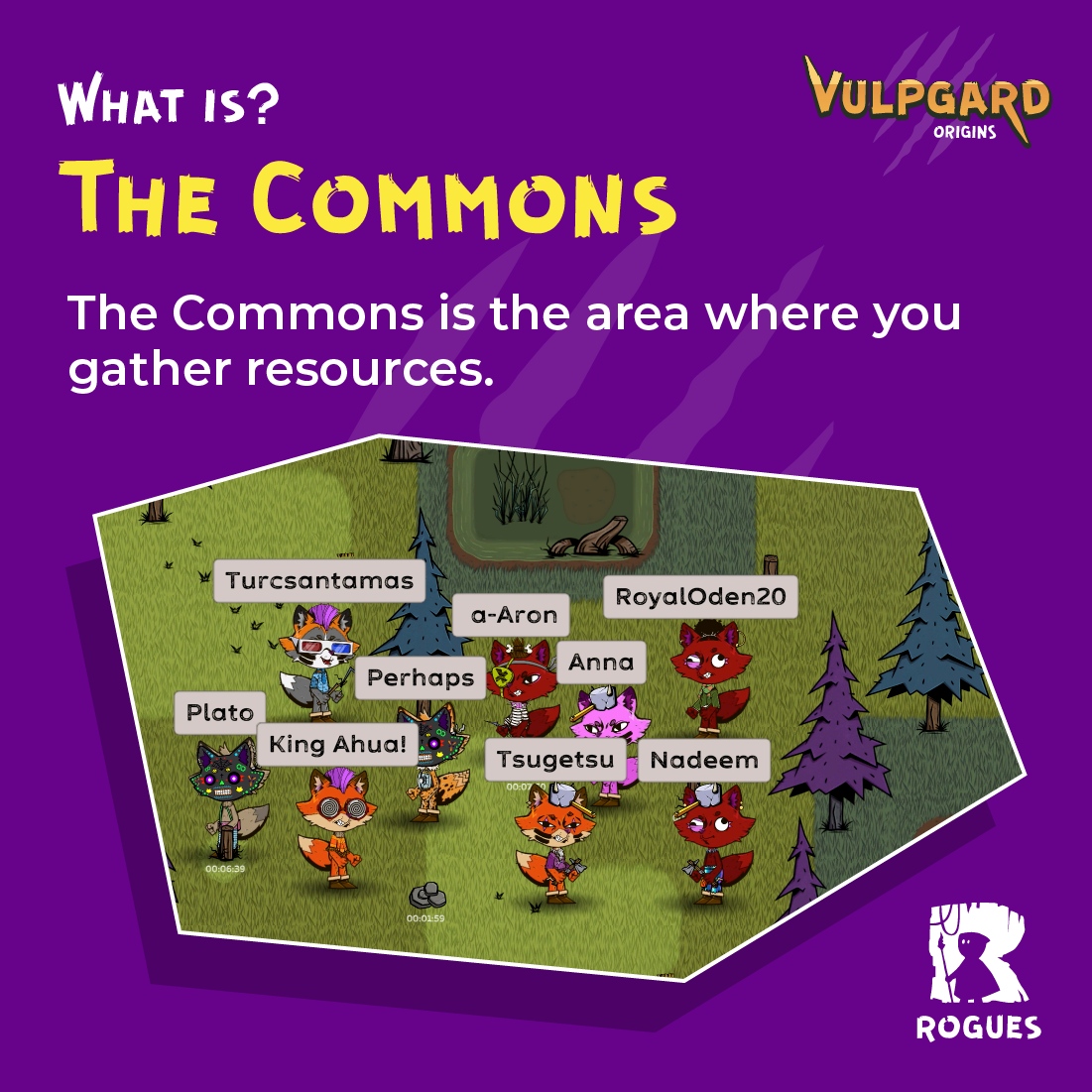 rogues_studio's tweet image. Gathering is something that all rogues have in COMMON(s)...

#nfts #wood #gathering #crafting #web3 #rogues #web3gaming