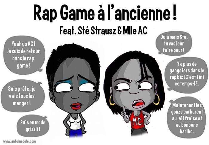 #Souvenirs 🧏🏽‍♀️ #LaFlemme #StéStrausz & #MlleAC #RapGame 
💁🏽‍♀️ by #AntoineDole
antoinedole.com