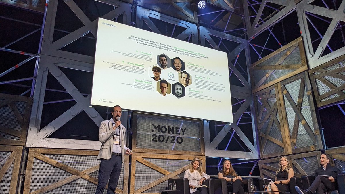 zerolabsx's tweet image. We are 🎉 thrilled to announce that Zero Labs is
the 🏆 winner of @money2020 Europe&apos;s Got Access competition for best #Sustainability solution for the #Fintech and #Finance industry

linkedin.com/feed/update/ur…