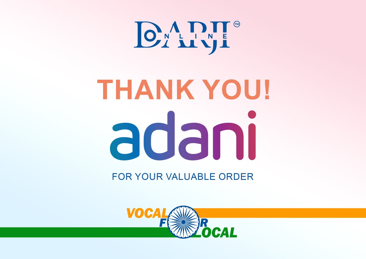 A Heartfelt Thank You to Adani Capital!
We are overjoyed to express our deepest gratitude to Adani Capital for entrusting us with their valuable orders and collaborating with our talented women.
Watch the full video here
facebook.com/DGSAJMER/video…