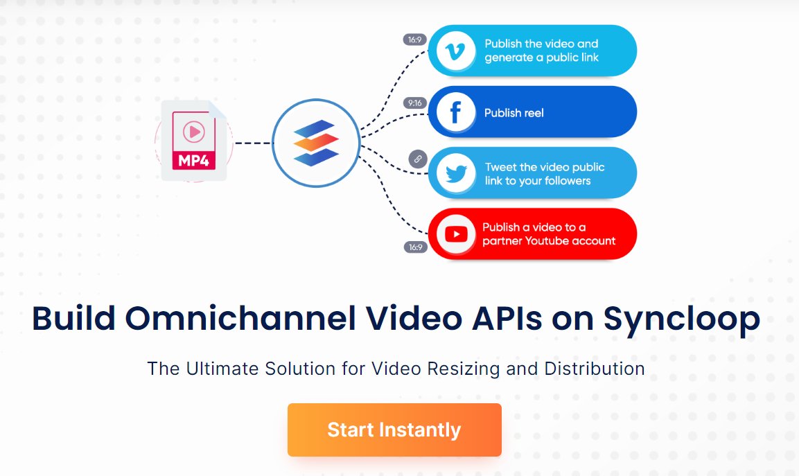 Syncloop_dev's tweet image. 📺🌐 Build seamless video experiences across channels with Syncloop&apos;s Omnichannel Video APIs! 
🚀 Resize, optimize, and distribute videos effortlessly. 

syncloop.com/media.html

#VideoAPI #APIDevelopment