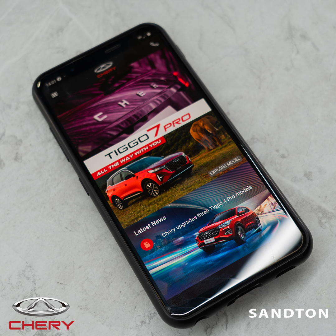 You can now use the Chery Tiggo App for all Chery related news and products. 
076 423 1050
cherysalesmanager@cherysandton.co.za
168 Grayston Drive, Sandown, Sandton
#FirstImpressionsLast #Tiggo4Pro #Tiggo7Pro #Tiggo8Pro #CheryTiggo #FunToDrive #Safety #WithCheryWithLove #Sandton