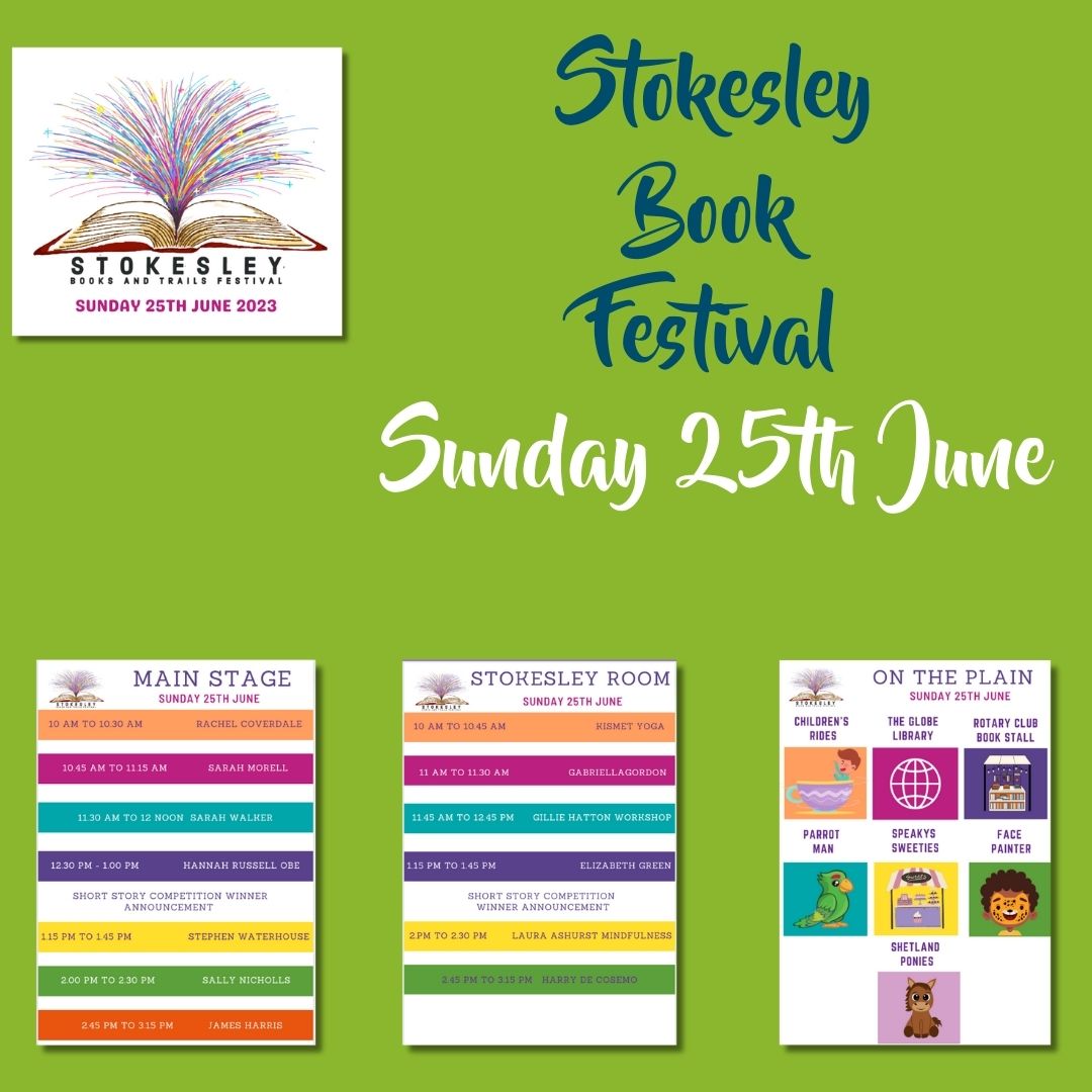 This is something new for Stokesley! Coming to the town are a wide range of local and national authors coming to the Town Hall for the first Book Festival being held in the market town. All happening between 10- 4 on Sunday 25th June.

#DiscoverHambleton #Stokesley