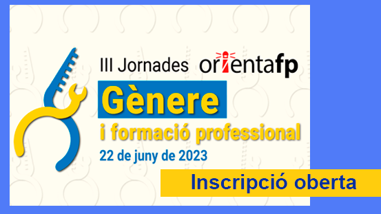 xtec's tweet photo. La inscripció a les III Jornades #OrientaFP que se celebraran el pròxim 22 de juny és oberta.  Es parlarà de gènere, educació i formació en el context de l'FP. A l'enllaç trobareu la informació.

📅 Fins al 22 de juny de 2023

🔗 https://t.co/byM3kdwQsO

#AlsCentres https://t.co/SrwJnQmKLn