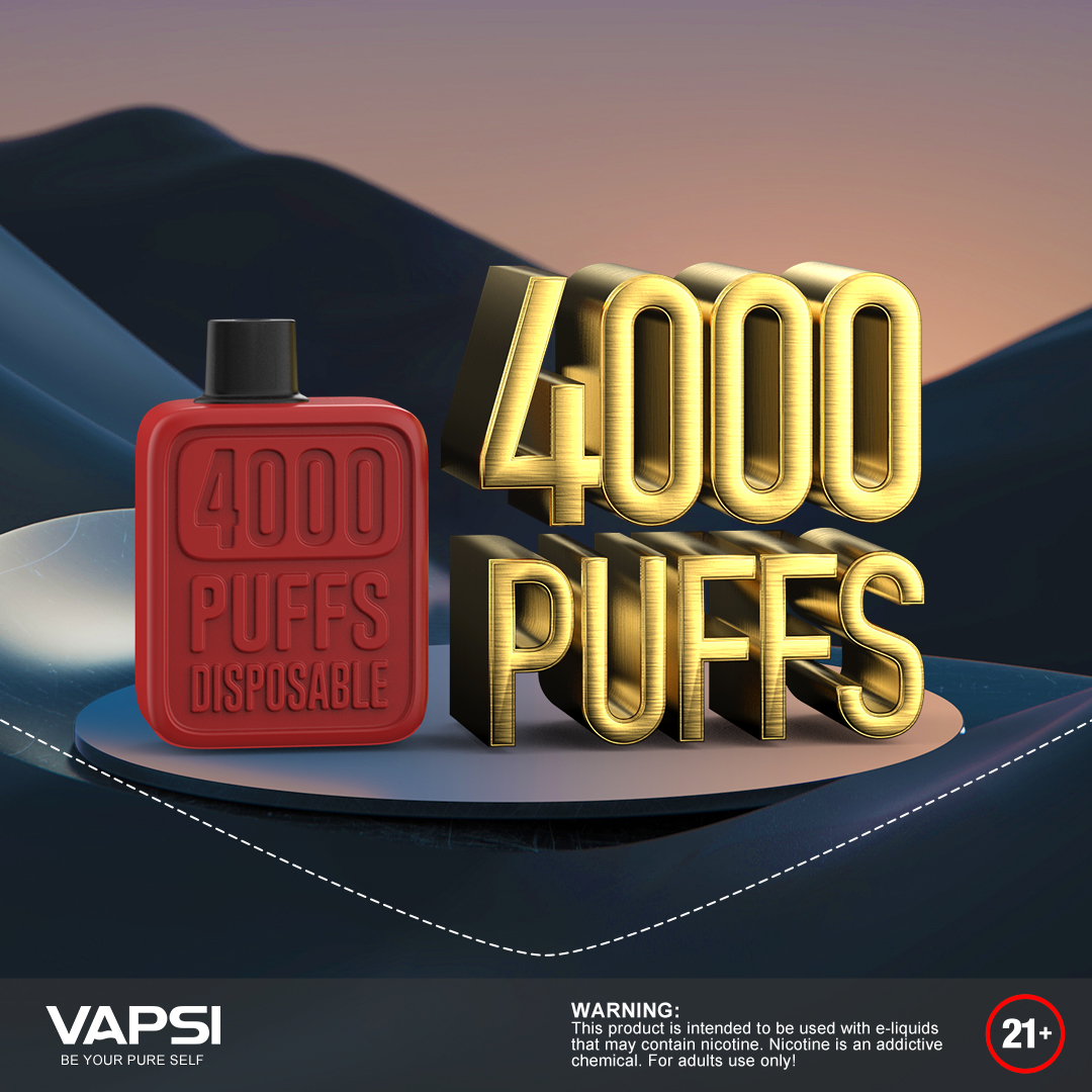 Get ready for a flavor-packed experience with Vapsicuuk! With a whopping 4000 puffs, you'll never want to put it down!😉

Warnings: This product is only for adults.

#vapsi #vapsicuuk #disposable #vaping #vapefams #vapingcommunity