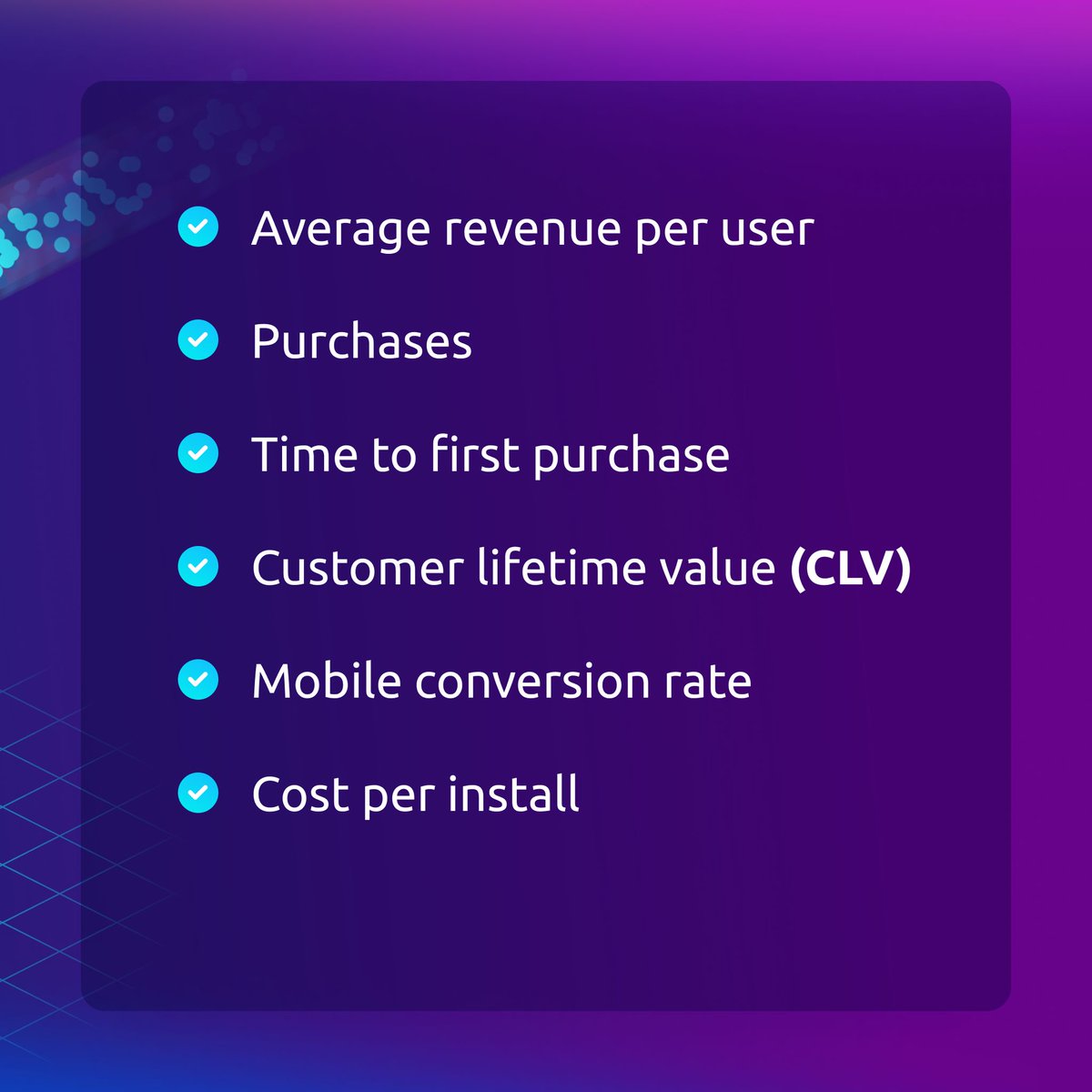 Revenue refers to the profit gained from your app  through in-app purchases or purchases through the app. These metrics can be perceived as #mobileapp marketing KPIs, as many show the direct consequences of your marketing activities.

#mobile #mobileappanalytics #productmanager