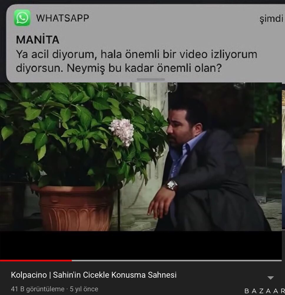 askim önemli bir şey izliyorum bi durur musun