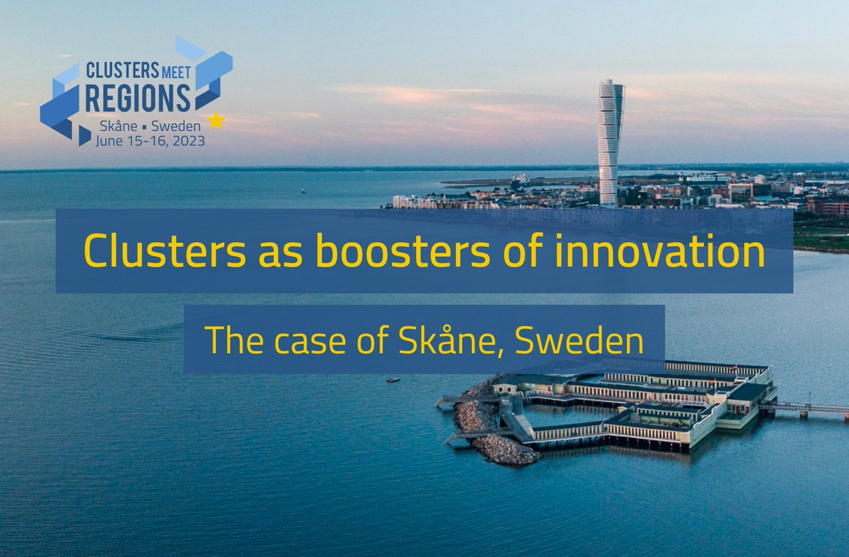 📖 How can #clusters act as boosters for innovation?

In preparation for Clusters Meet Regions in Skåne, Sweden (June 15-16), <a href="/Clusters_EU/">European Cluster Collaboration Platform (ECCP)</a> has prepared an input paper describing the role and importance of clusters in southern Sweden.

👉 Read here: lnkd.in/e3BRQ5Zb