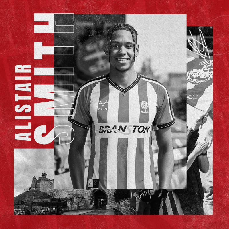 LincolnCity_FC's tweet photo. ✍️ City have agreed the signing of young athletic midfielder Alistair Smith, beating competition from a number of Sky Bet League One clubs for his signature.
#WeAreImps