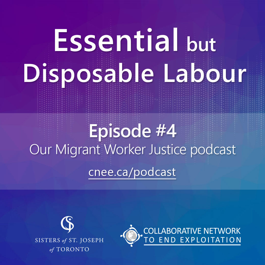 In our new #MigrantWorkerJustice podcast, a former migrant worker from Mexico describes working conditions at an Ontario greenhouse, and the impact of being separated from his family. cnee.ca/podcast #SocialJustice #Status4All @MRCCanada @MigranteI @MigrantRightsCA