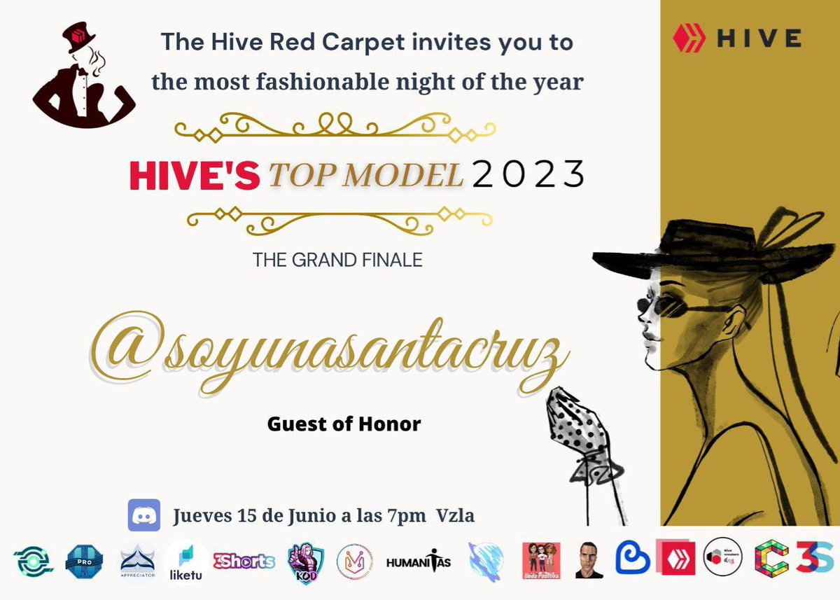la_santacruz's tweet photo. Invitada de Honor 👸 en la gran final del #hivestopmodel concurso creado por @Hivesredcarpet y patrocinado por @LiketuOfficial
#hive #lifestyle https://t.co/mmckAZBawB