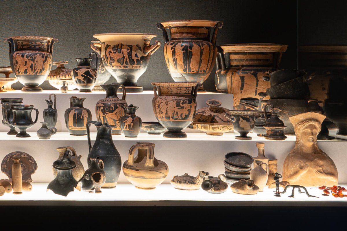 museitaliani (@museitaliani) on Twitter photo "Spina Etrusca. Un grande porto nel Mediterraneo" la mostra allestita presso il Museo Archeologico Nazionale di Ferrara. La mostra sarà visitabile fino al 31 agosto 2023. Per info: spina100.it
<a href="/MiC_Italia/">Ministero della Cultura</a> <a href="/PatrimCulturER/">Patrimonio culturale - Regione Emilia-Romagna</a> <a href="/Mibact_ER/">MiBAC EmiliaRomagna</a> "Spina Etrusca. Un grande porto nel Mediterraneo" la mostra allestita presso il Museo Archeologico Nazionale di Ferrara. La mostra sarà visitabile fino al 31 agosto 2023. Per info: spina100.it
<a href="/MiC_Italia/">Ministero della Cultura</a> <a href="/PatrimCulturER/">Patrimonio culturale - Regione Emilia-Romagna</a> <a href="/Mibact_ER/">MiBAC EmiliaRomagna</a>