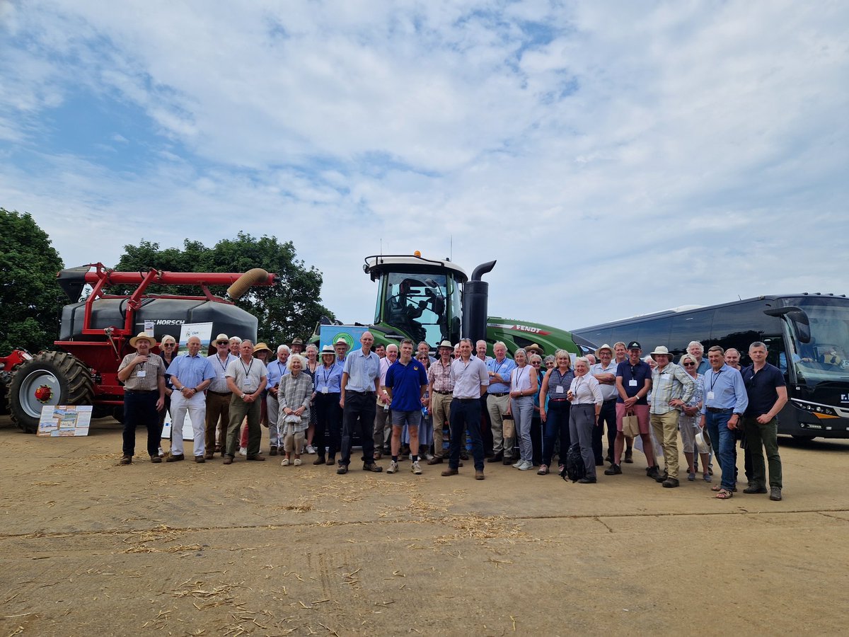 Our Northamptonshire study tour kicks off today @BFC_Farming 🚜 kindly supported by @AWCoastCountry 💧