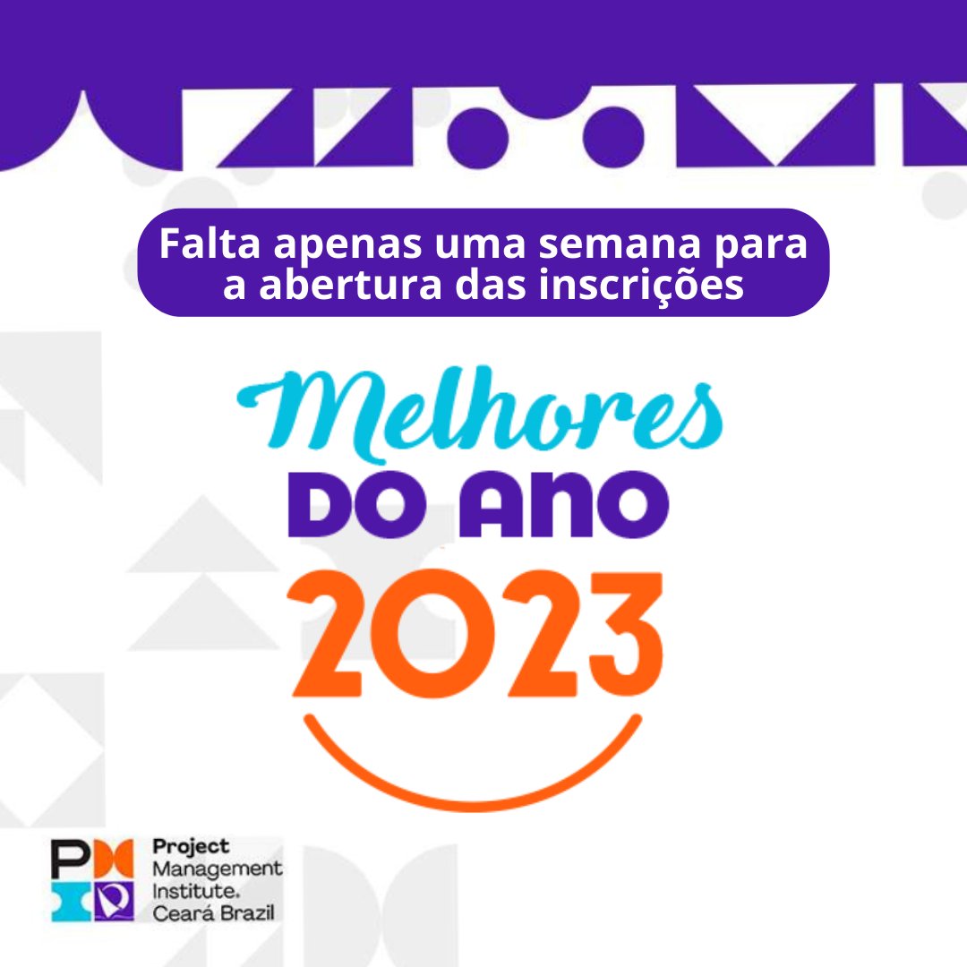 📣 ATENÇÃO 📣

Falta apenas uma semana para as inscrições dos "Melhores do Ano 2023"! Não perca essa chance de se destacar! Em breve, disponibilizaremos um link exclusivo. Fique ligado! 

#Inovação #Criatividade #Projetos