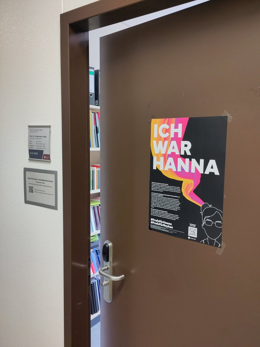 VogelFriedemann's tweet photo. Ich war #IchBinHanna - ich spüre die Unsicherheit u den Dauerdruck noch heute im Nacken. Dauerbefestigungen behindern gute Forschung u Lehre, wer anderes behauptet, betreibt keine eigene Wissenschaft, sondern profitiert von der Leistung anderer. Darum:  #AktionswocheWissenschaft https://t.co/RAWAhF8l27