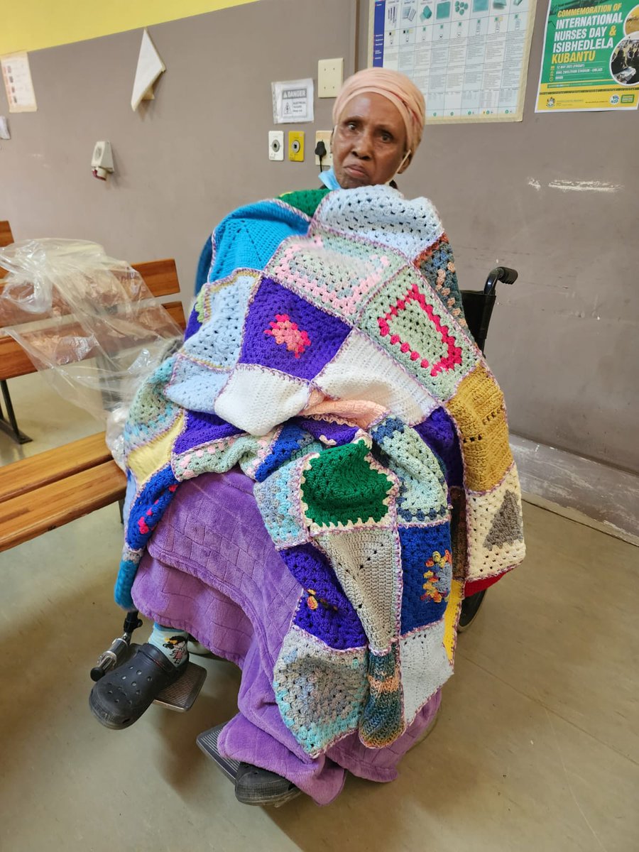@67Blankets bringing warm smiles on a cold day at Prince Mshiyeni Hospital in Umlazi.