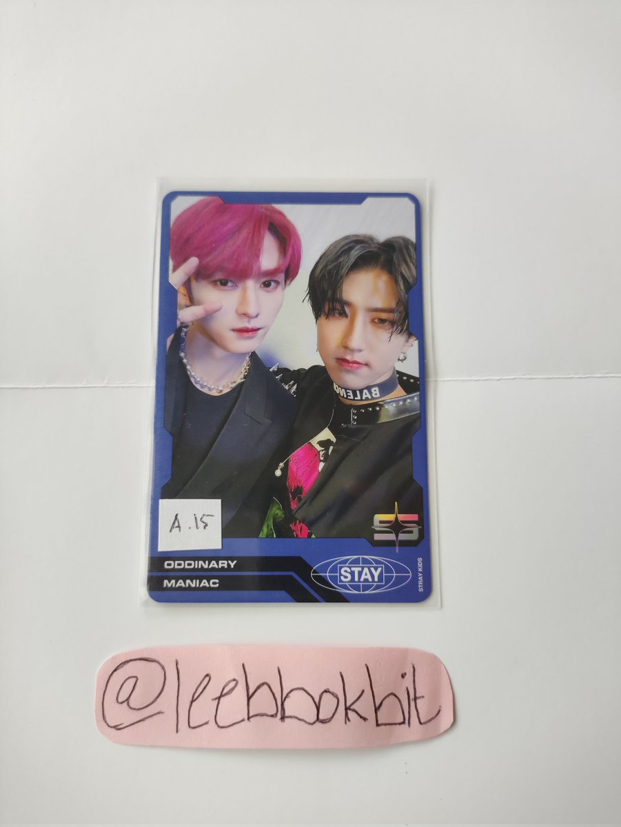 leebbokbit_'s tweet photo. A.15 trading card oddinary unit minsung / minho jisung

start from 1k
kelipatan 2k https://t.co/EBkXWuBuUy