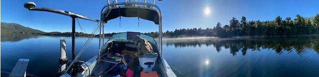MountainGeomorp's tweet photo. Multibeam echosounder survey of Lake Kaniere, Westland, NZ to identify core locations. The data will be used by PhD student Adelaine Moody to develop long paleoseismic records. @seismiccycle @otago https://t.co/UbY4HFoFM4