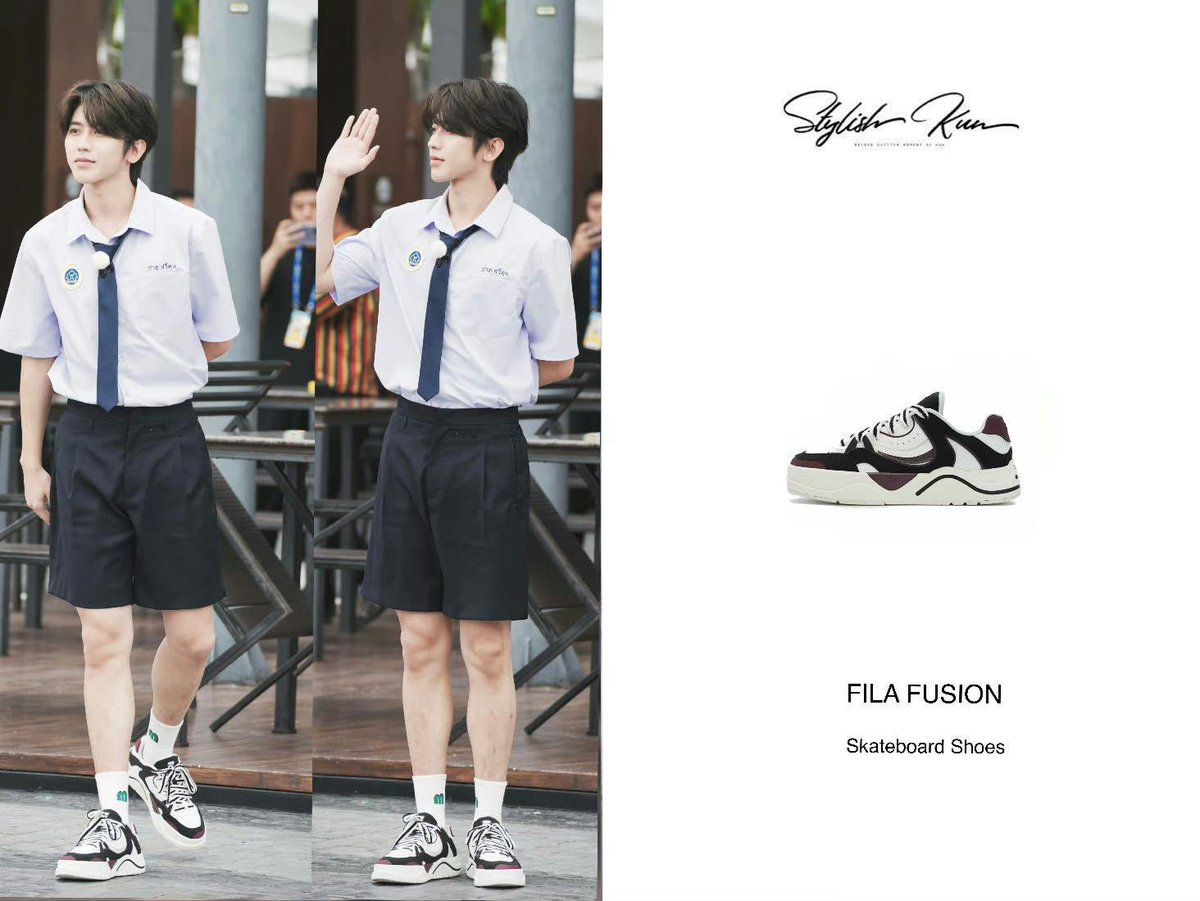 Oneurlover's tweet photo. Recording #KeepRunning D-2
Shoes: #FILAFUSION #FILA
Cre:@ Stylish_KUN
#CaiXukun #ช่ายสวีคุน #FILAxKUN
#KeepRunning #KeepRunningKUN #WelcomCaiXukuntoThailand https://t.co/mJIJemuZ2X