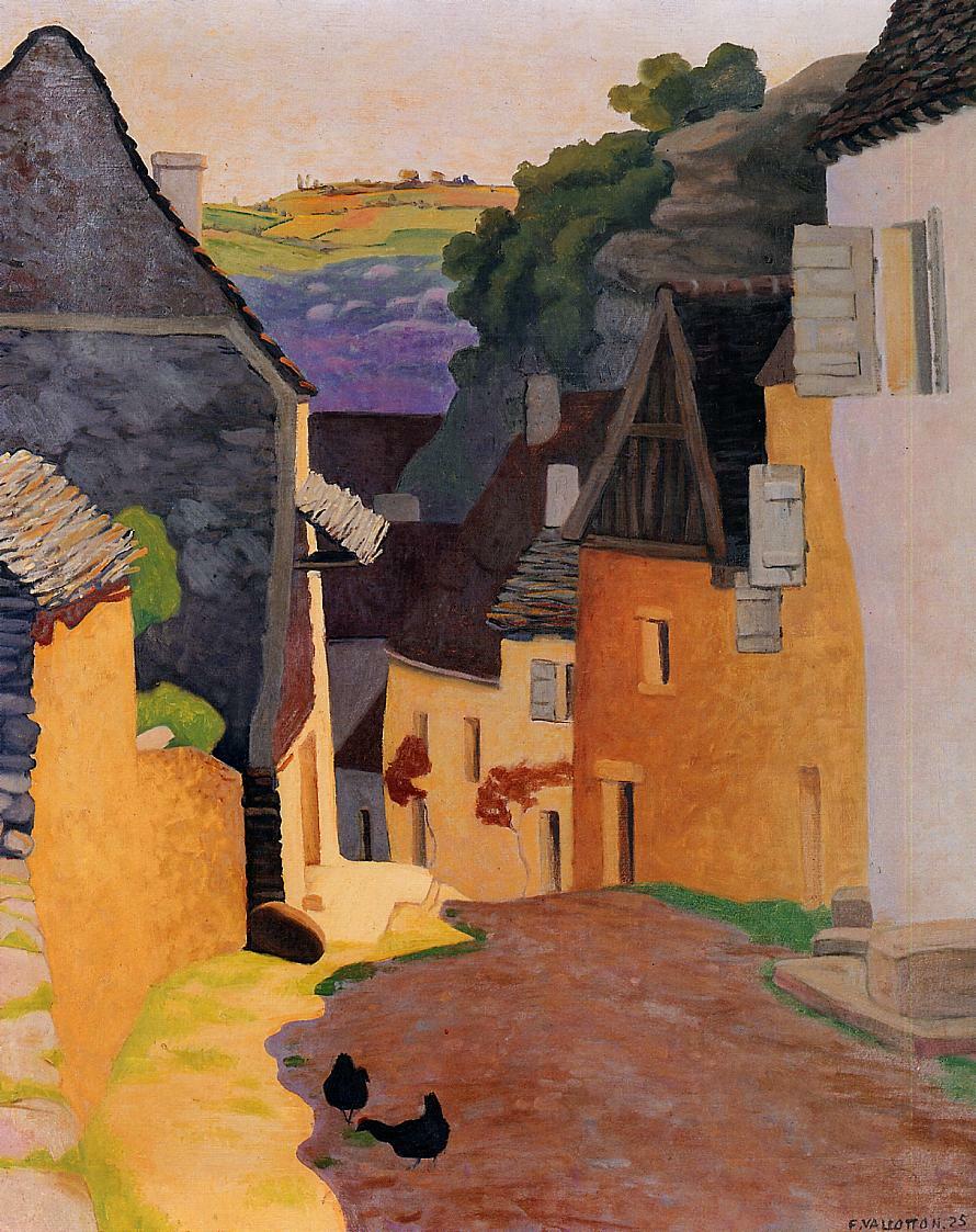 Rocamadour Landscape, 1925 #vallotton #magicrealism