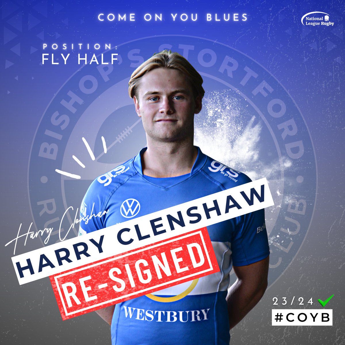 BSRUGBY's tweet photo. To kick start Monday here are our #Halfbacks who have re-signed, beginning with #HarryClenshaw @MattRiddington #COYB's https://t.co/H3ugjI0DrL