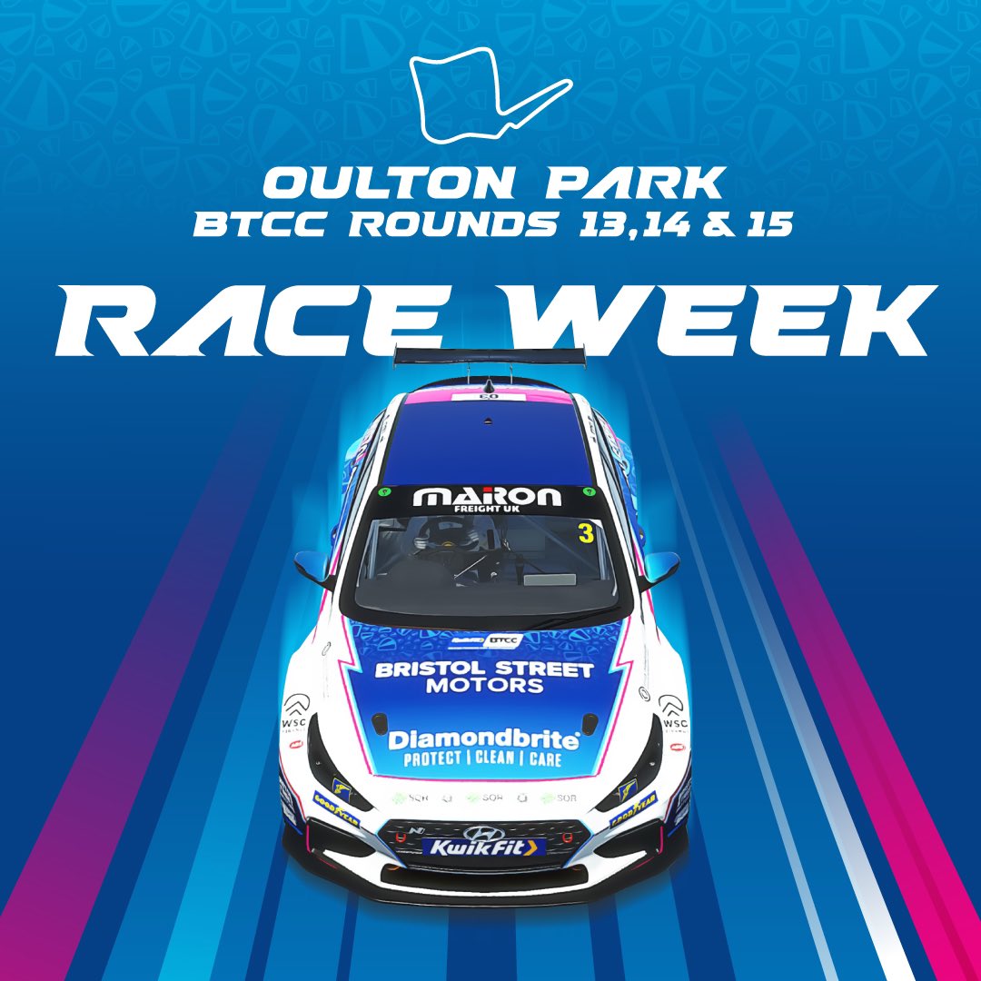 It's #RaceWeek! We are heading to Oulton Park for rounds 13, 14 & 15 of the Kwik Fit British Touring Car Championship! 🏆🏁 #BTCC #OultonPark #EXCELR8Motorsport