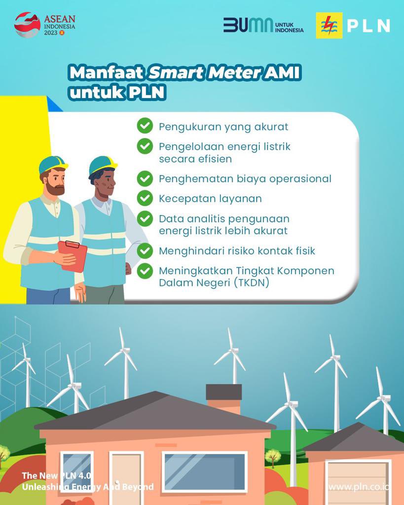 pln_ntb's tweet photo. Halo, Electrizen!
Implementasi smart meter AMI merupakan wujud nyata dari upaya PLN untuk memberikan pelayanan yang lebih optimal.
#SmartGrid
#AMISmartMeterDigital
#PLN
#PLNUntukIndonesia
#UnleashingEnergyandBeyond
#PLNNyataHadir https://t.co/LrHbcO9oLA