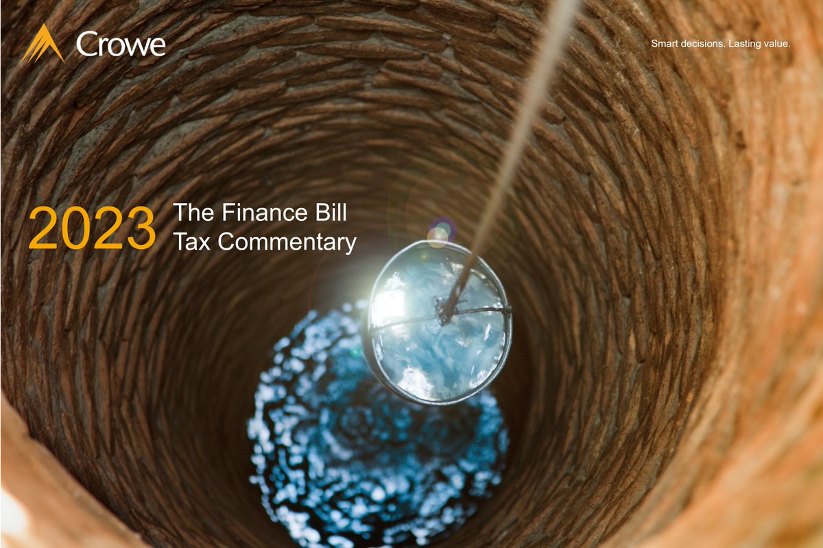 Our tax experts have compiled a comprehensive commentary encompassing the proposed changes brought about through Federal Budget 2023-2024.

Here's the link to download the Tax Commentary: lnkd.in/d4mKm2p7

#FederalBudget2023 #TaxCommentary #CrowePakistan
