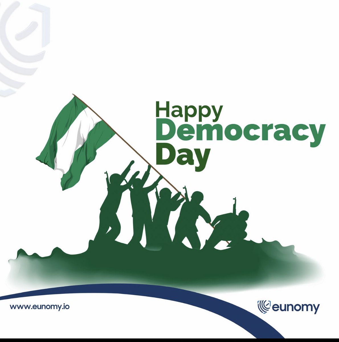 eunomy_io's tweet photo. Happy Democracy Day 
#DemocracyDay https://t.co/1sNVEAMWdL