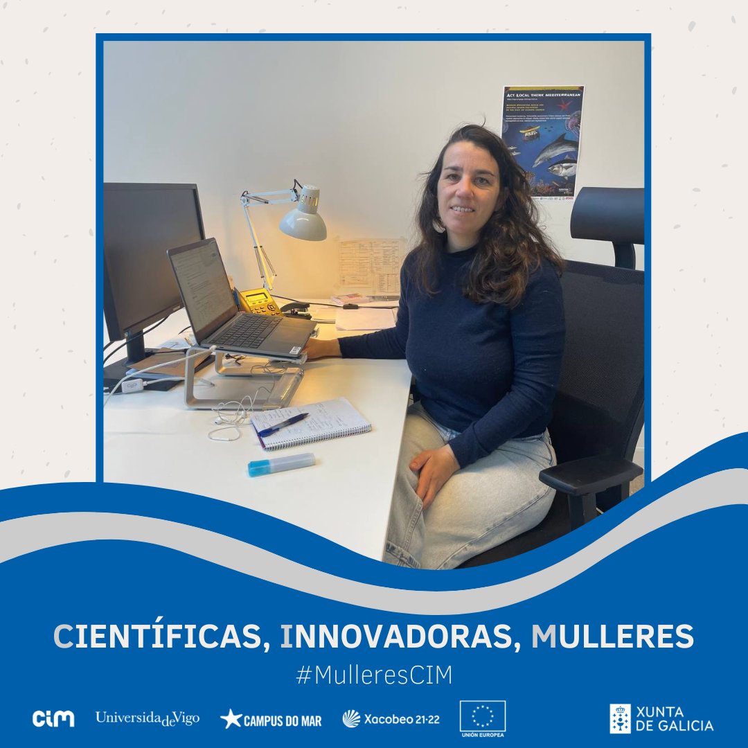 Coñece o labor das investigadoras do#CIM_UVigo!

Son
𝐂ientíficas
𝐈nnovadoras
𝐌ulleres

Son #MulleresCIM!

👩‍🔬 Elena Ojea traballa na adaptación ao cambio climático en sistemas socioecolóxicos mariños.

#InvestigaciónMariña #FEDER #FEDERGalicia #HRS4R