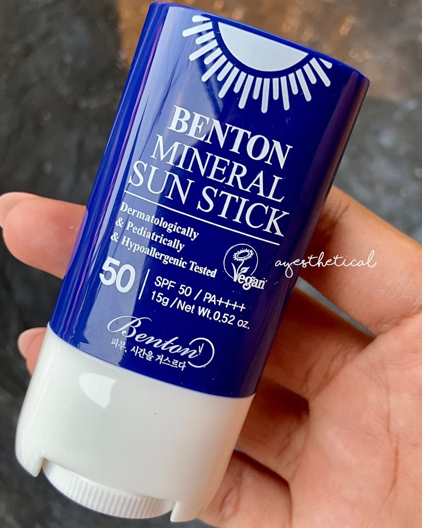 ayesthetical's tweet photo. In 2023, I'm living on my praktisch lifeee🫶🏻🫶🏻🫶🏻
Found myself match and enjoy with this Mineral Sun Stick from @BentonCosmetic
A total game changer‼️
#racuninskincare #sunstick https://t.co/0FzbI7P38F