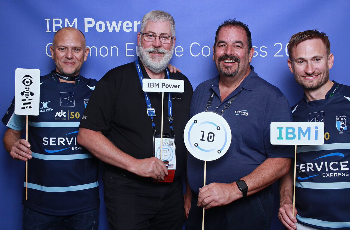 petem59's tweet photo. The #serviceExpress #itechsol team of #ibmi experts here at #comeur2023 https://t.co/TqWIKxZASn