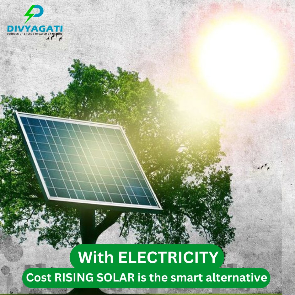 divyagatisolar's tweet photo. With ELECTRICITY
Cost RISING SOLAR is the smart alternative,
#green #solarpowerbank #solarpowered #shorts #solarlights #Energy #solarsystem #solarenergycompany #solarenergypanels #solarenergysystem #solarenergyworld #solarenergysolutions #solarpower #solarpower #solarpowered https://t.co/8FBbGSx3Qp