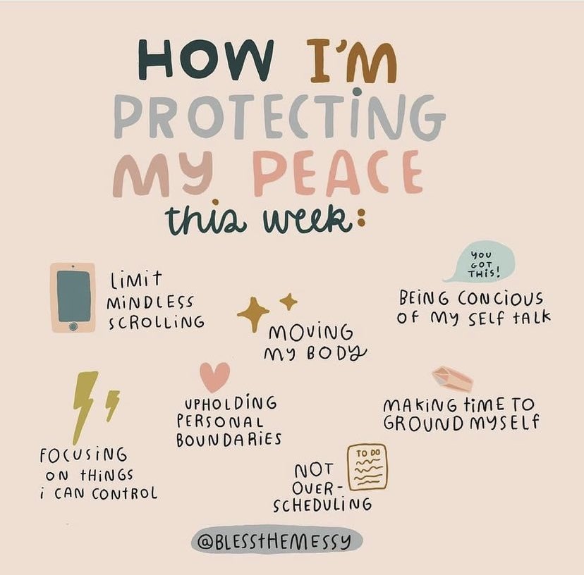 counselling_em's tweet photo. How can you protect your peace this week?
This week I’m making a conscious effort to move my body💜
📸@blessthemessy
#newweek #newday #whatdoineed #selfcompassion #selflove #selfcare #boundaries #mentalhealthadvocate #mentalhealthmatters #counselling #counsellingservice https://t.co/LkwGHXPB4s