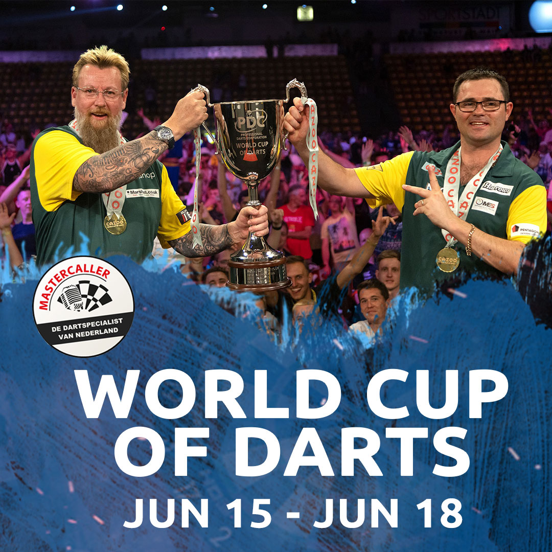 MastercallerNL's tweet photo. PDC World Cup🌍 | Dag 1
Het programma van de dag, alle uitslagen en het speelschema, inclusief alle informatie over de spelers vind je in ons Matchcenter https://t.co/1NJLLPjhsH
#MasterCaller #PDCWC2023 #Darts #Viaplay https://t.co/Cjnsh4HiTe