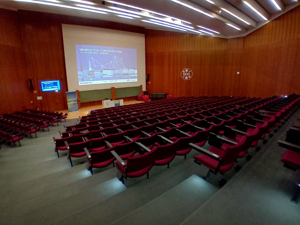 helmholtz_ai's tweet photo. The day has finally arrived! Today, the #HelmholtzAICon 2023 kicks off, bringing together AI experts and enthusiasts at @desy👏👏
Get ready for insightful talks and engaging discussions. Stay tuned for live updates of all the speakers!
👉https://t.co/xUf9NytDiY https://t.co/zxKkZXT8AG