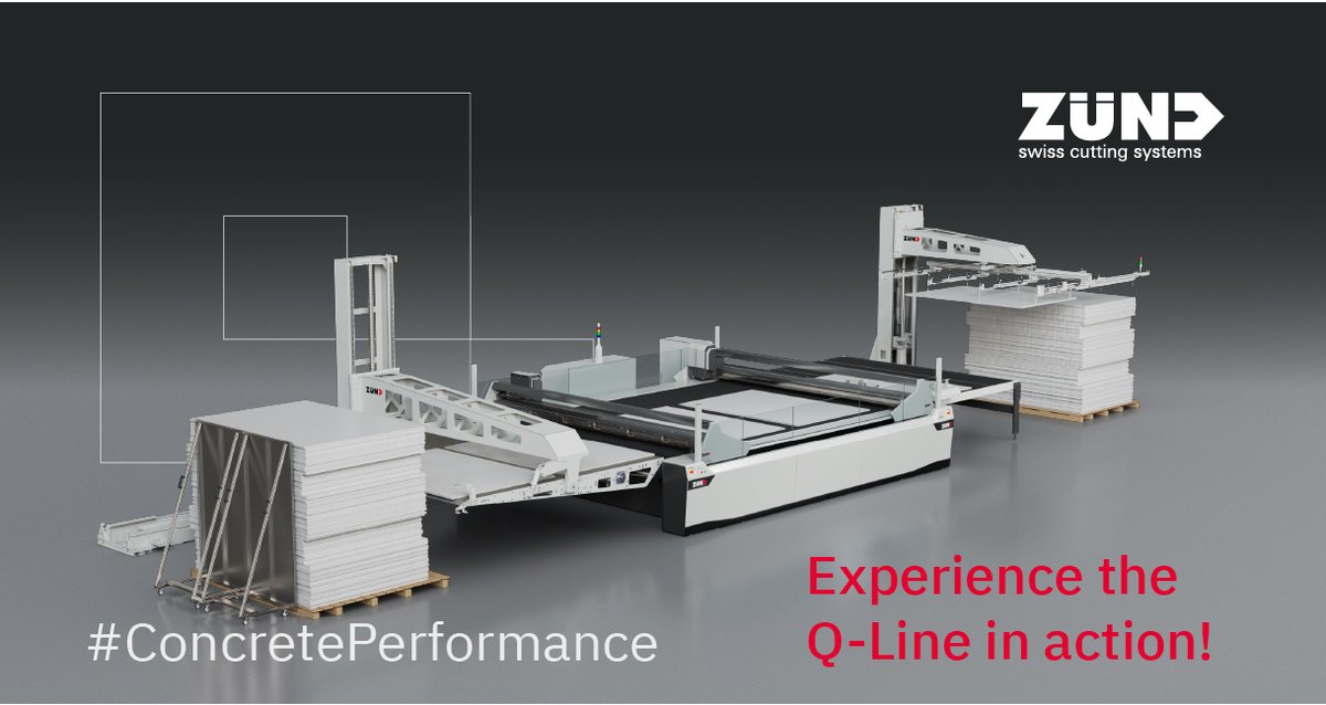 ZundCutter's tweet photo. #ConcretePerformance | The Q-Line with BHS180 is redefining performance in digital cutting. Experience it yourself and watch this video for the Q-Line in action!  #zundcutter 
➡️ https://t.co/uP22eCaIds ⬅️ https://t.co/Q2jtyl3VZ0