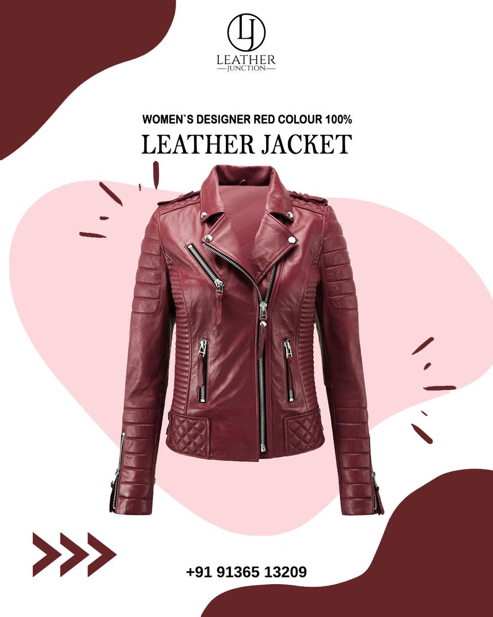 leatherjunc's tweet photo. WOMEN'S RED LEATHER BIKER JACKET.
.
.
A stunning, red rendition of the classic, asymmetric leather biker jacket.
.
.
.
.
Follow @leatherjunction_72 for more.
.
.
.
#riderjacket #traveljacket #leather #riderjacket #traveljacket #leatherjunction #zipper #zipperjacket #fashionista https://t.co/B9H8LV08UE