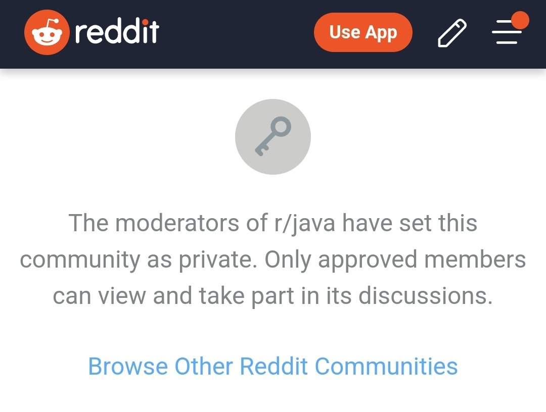 What happened?

reddit.com/r/java/