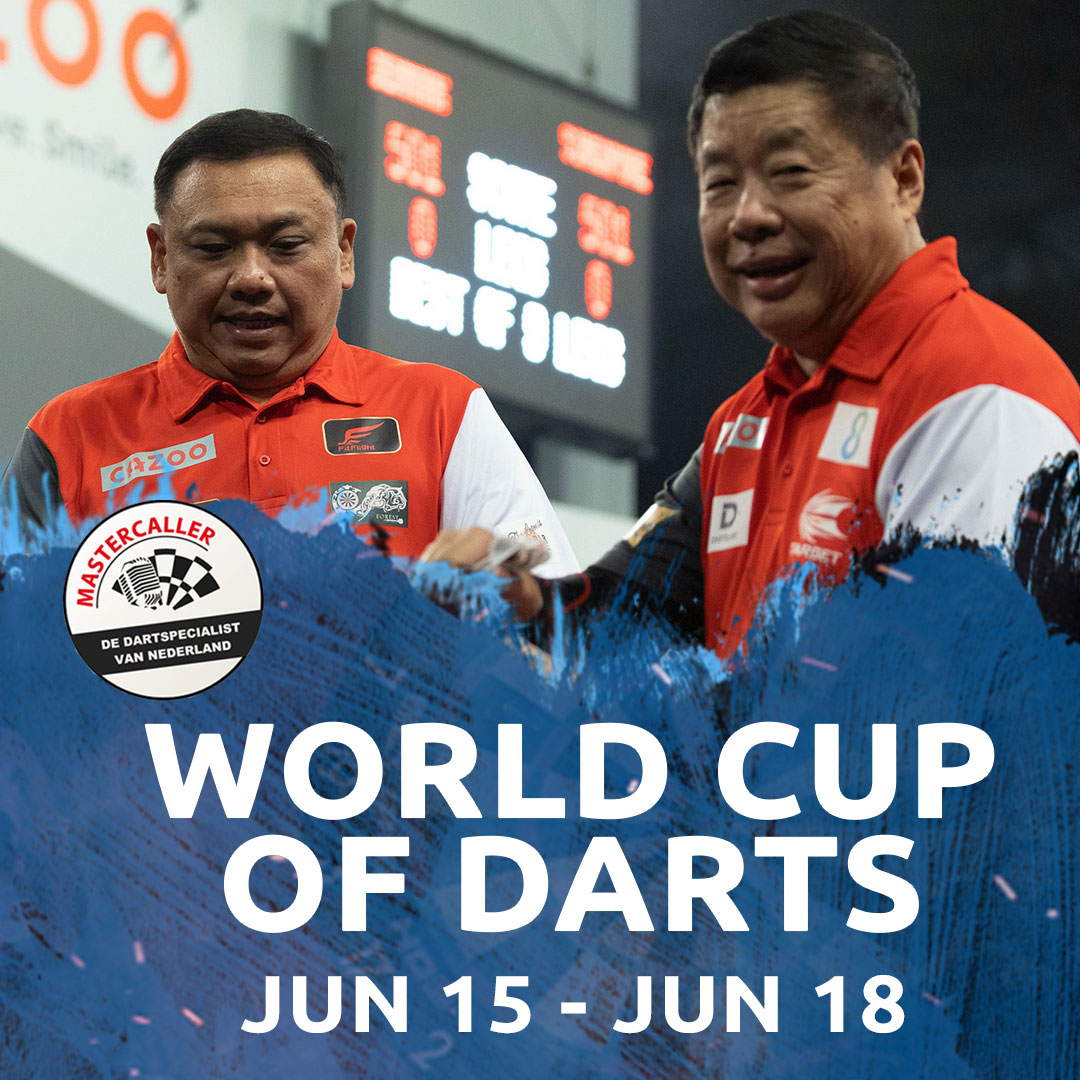 MastercallerNL's tweet photo. PDC World Cup🌍 | Day 2
For today’s program, results and the bracket, including all information on the players, check out our Matchcenter: https://t.co/C2ehekZPHg
#MasterCaller #PDCWC2023 #Darts https://t.co/9t2CdZFavi