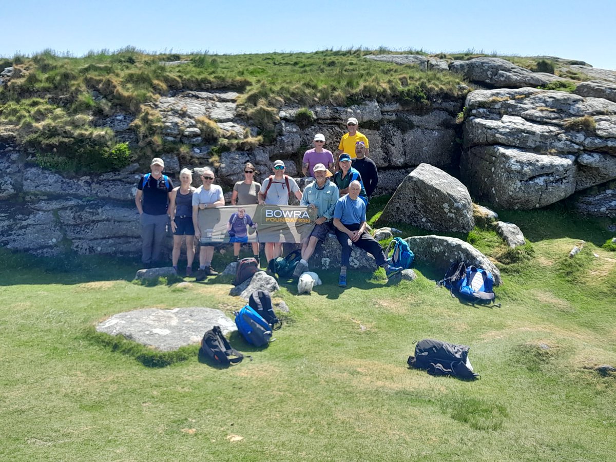 BowraFoundation's tweet photo. Dartmoor walkie-talkie: Over 17 veterans &amp; family members enjoyed the spectacular landscape bathed in sunshine. We bypassed local landmarks &amp; took the opportunity to cool off in Crazywell Pool.
#YompBowra #Yomping #royalmarines #veterans #royalnavy #armedforcescovfundtrust https://t.co/0maaXRPoM3