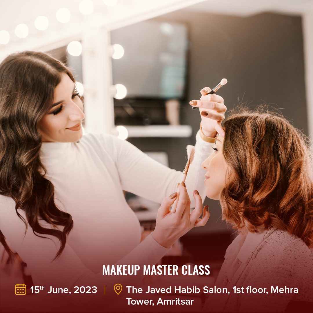 Make your presence in the makeup world by grabbing the opportunity of Javid Habib’s Makeup Master Class!

Register now!
rb.gy/mkzk8

#MakeupMasterClass #JavidHabib #Makeup #BeautyEvent #Fashion #BeautyEducation #MakeupEnthusiasts #FashionEvent #ProfessionalMakeup