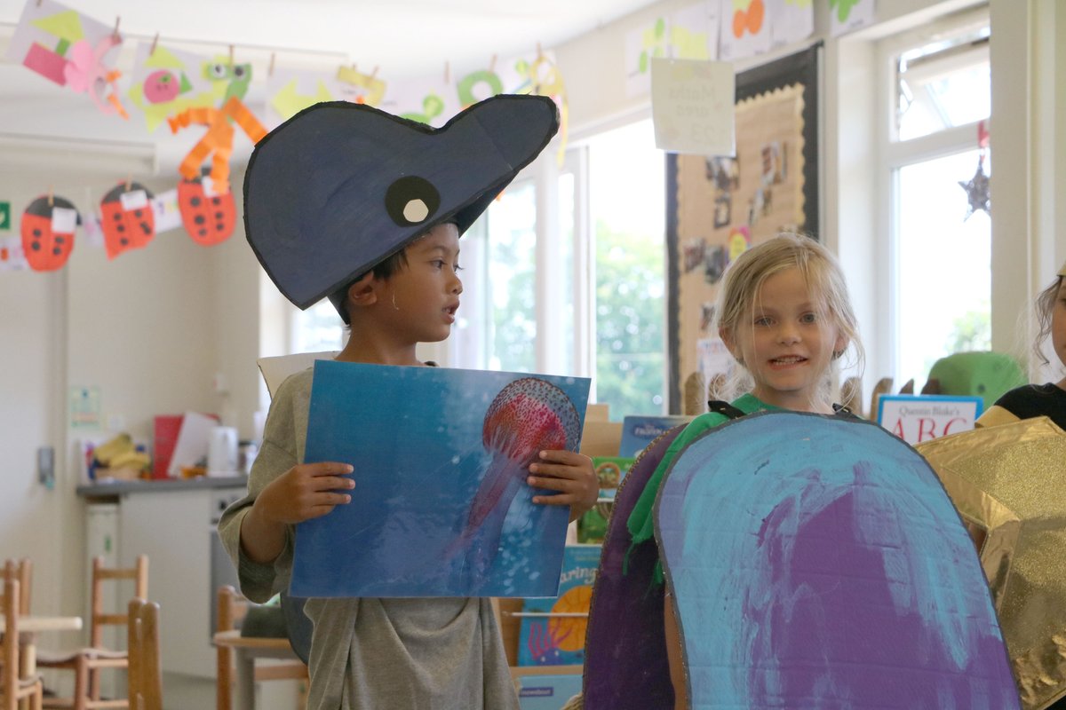 Sherborneprep's tweet photo. On Friday afternoon, Nursery children were treated to a short Under the Sea play from Reception! Dressed in costumes, the children said interesting facts about sealife and sang Baby Shark and Under the Sea!

#sherborneprep #plays #spsreception #spsnursery #underthesea https://t.co/lZoOfidTqe