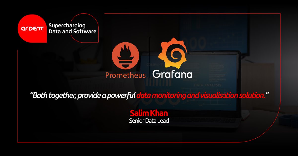 ardentisys's tweet photo. Our new series, 'Driving Innovation with Ardent' explores a wide range of popular technologies. In this edition, our R&amp;D team explore Prometheus and Grafana: https://t.co/2UYeeUwd80

#Innovation #POC #TechnologyPOC #Prometheus #Grafana #DevOps #DevOpsTech https://t.co/iQC1bbzNqq https://t.co/2af4Qthrgz