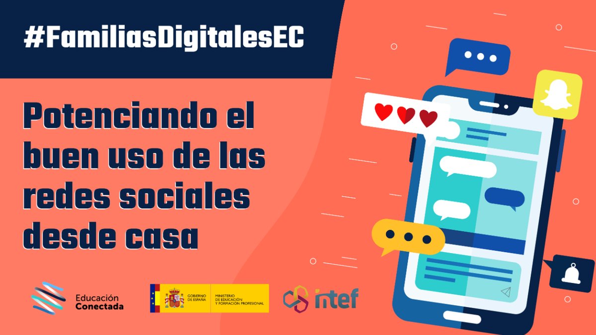 Carmenescarate's tweet image. 📲#FamiliasDigitalesEC: Potenciando el buen uso de las redes sociales en familia
📅Del 14 al 26 de junio
⏱ 180 minutos
🎓Insignia @educaINTEF
📌Gratuito

👉🏻i.mtr.cool/aydtqhfyle
#EducandoEnFamilia #EducaciónConectada