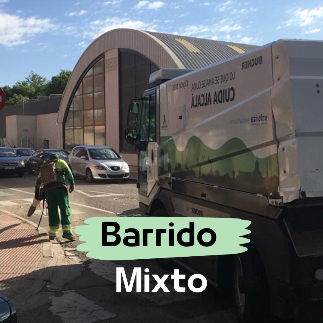 🧹¡Se realizan 2.912 barridos mixtos a lo largo del año en Alcalá!

💫 Esta es una de las actividades de limpieza mixta que hacemos alrededor de la ciudad. 

✔️ Con ella la limpieza es mucho más completa.